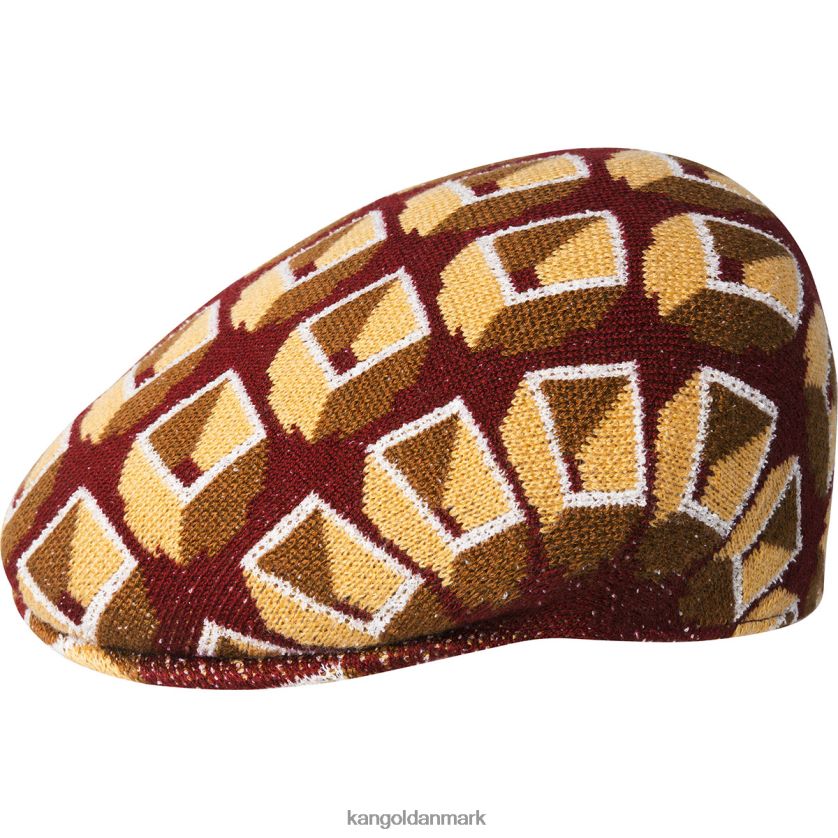 Kangol Danmark - Kangol unisex rødt fløjl bundkort 504 tilbehør 84N208110