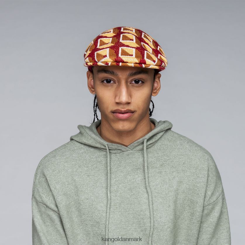 Kangol Danmark - Kangol unisex rødt fløjl bundkort 504 tilbehør 84N208110