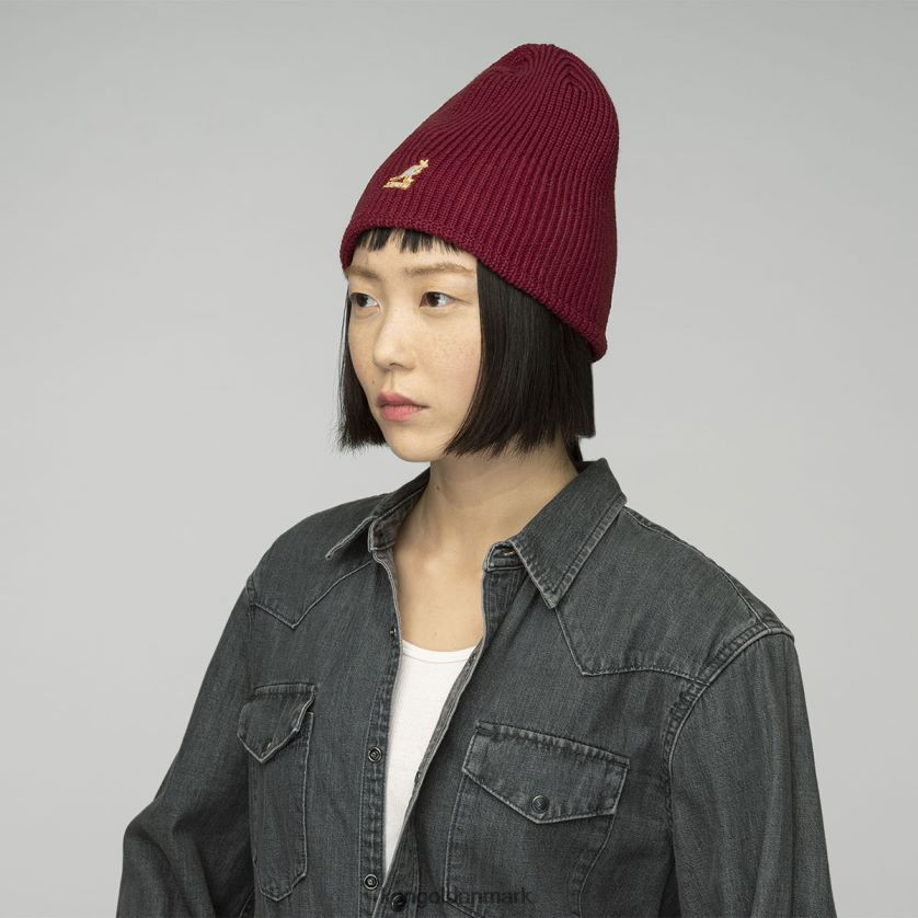 Kangol Danmark - Kangol unisex rødt fløjl kardinal 2-vejs hue tilbehør 84N208867