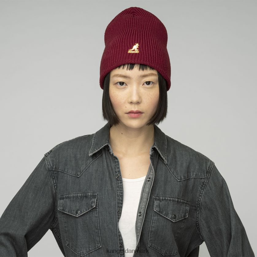 Kangol Danmark - Kangol unisex rødt fløjl kardinal 2-vejs hue tilbehør 84N208867