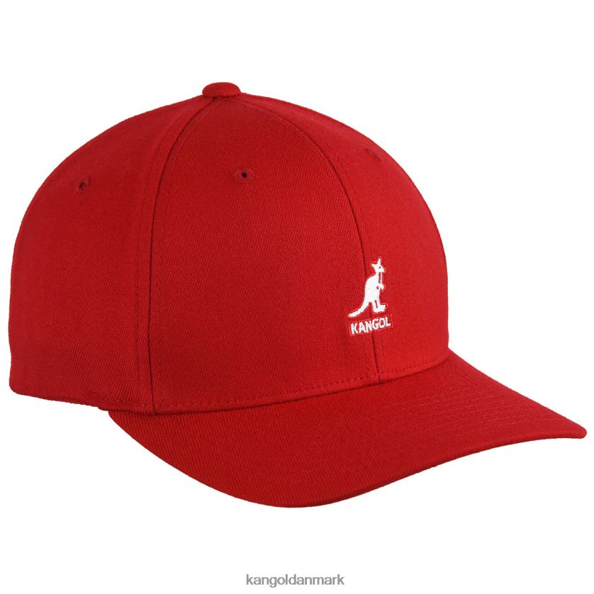 Kangol Danmark - Kangol unisex rojo uld flexfit baseball tilbehør 84N208322
