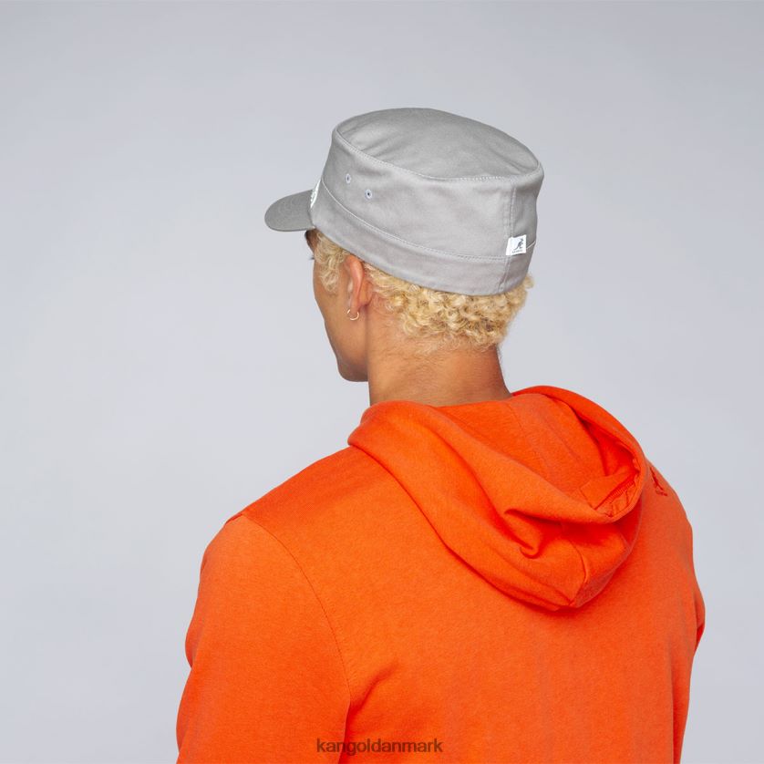 Kangol Danmark - Kangol unisex sølv Army kasket i bomuldstwill tilbehør 84N208265