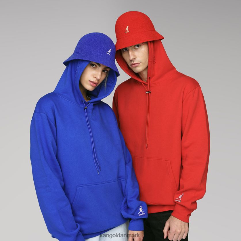 Kangol Danmark - Kangol unisex skarlagenrød bermuda afslappet tilbehør 84N208602