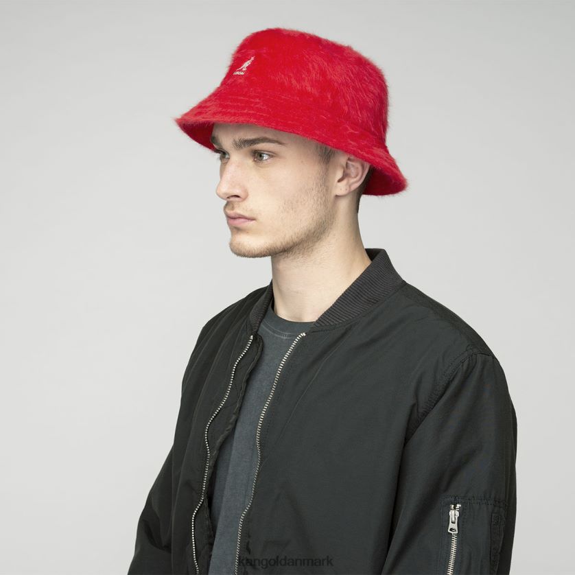 Kangol Danmark - Kangol unisex skarlagenrød furgora spand tilbehør 84N208734