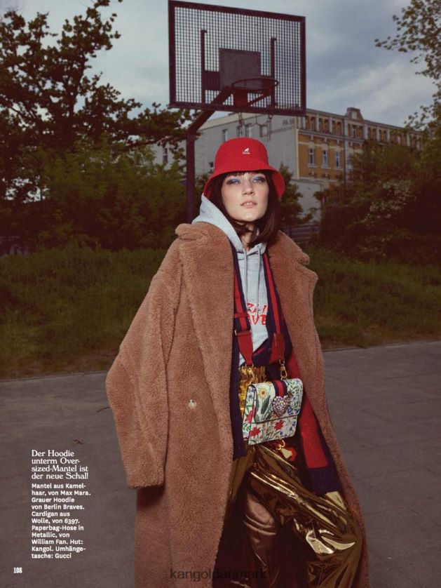 Kangol Danmark - Kangol unisex skarlagenrød tropisk afslappet tilbehør 84N208637