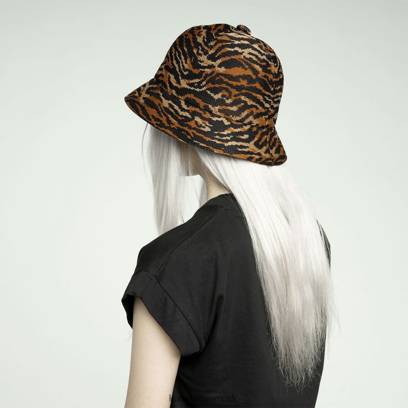 Kangol Danmark - Kangol unisex solbrun tiger karneval afslappet tilbehør 84N208573