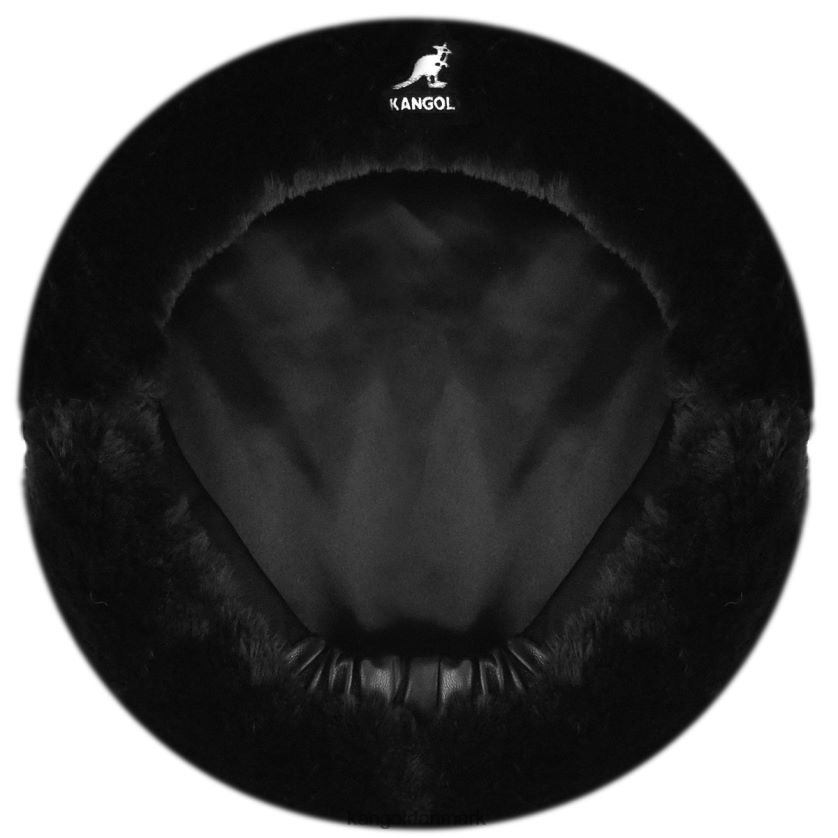 Kangol Danmark - Kangol unisex solid sort baret i imiteret pels tilbehør 84N208403