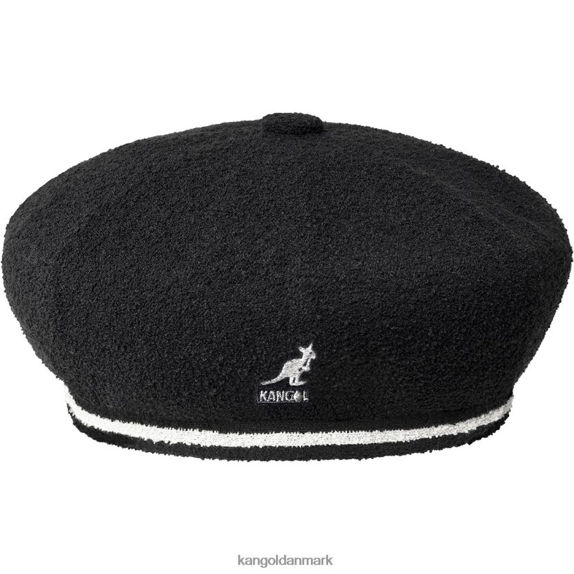 Kangol Danmark - Kangol unisex sort 2-tonet bermuda jax baret tilbehør 84N208400