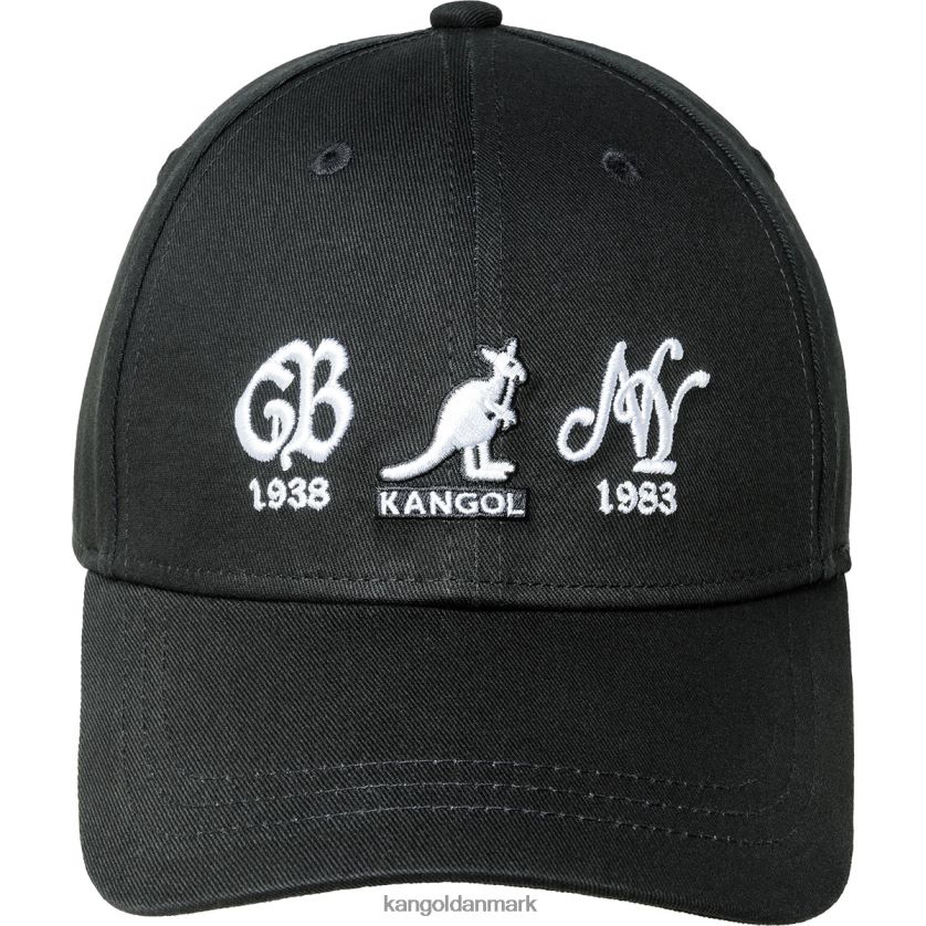 Kangol Danmark - Kangol unisex sort 38-83 elastisk baseball tilbehør 84N208364