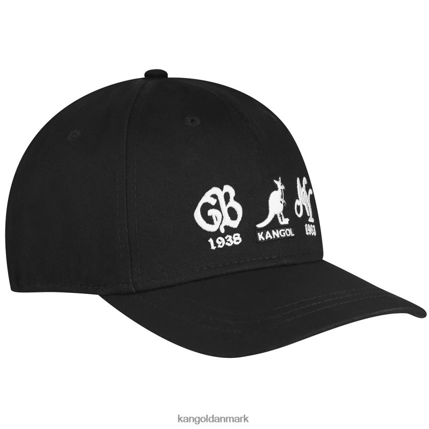 Kangol Danmark - Kangol unisex sort 38-83 elastisk baseball tilbehør 84N208364