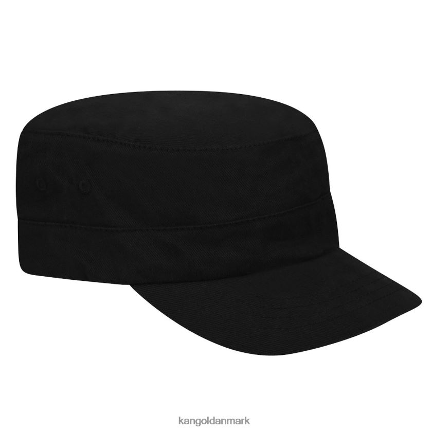 Kangol Danmark - Kangol unisex sort Army kasket i bomuldstwill tilbehør 84N208259