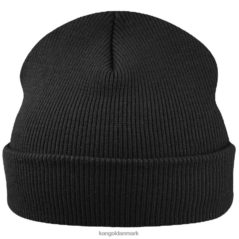 Kangol Danmark - Kangol unisex sort akryl manchet træk på tilbehør 84N208840