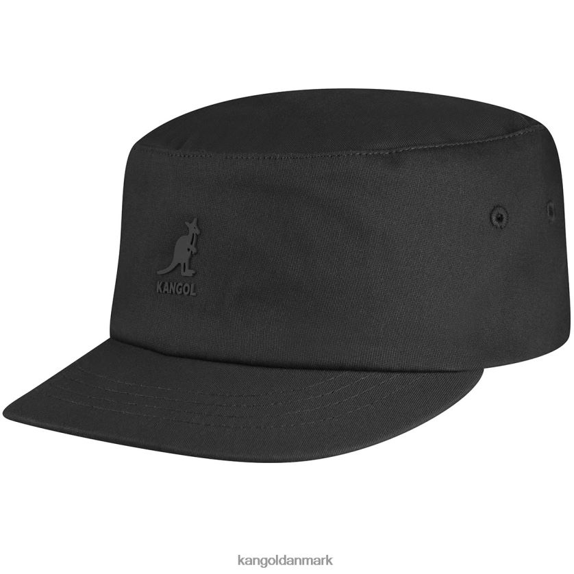 Kangol Danmark - Kangol unisex sort army kasket i stretch fit tilbehør 84N208253