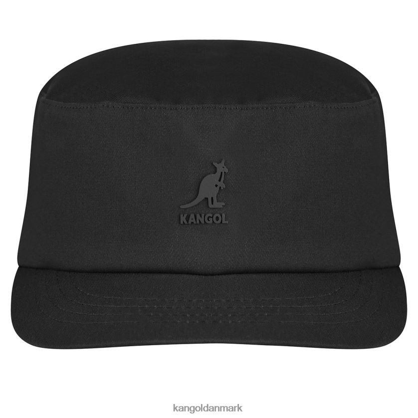 Kangol Danmark - Kangol unisex sort army kasket i stretch fit tilbehør 84N208253