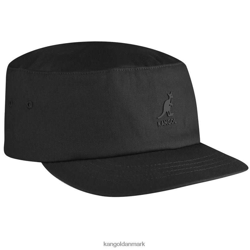 Kangol Danmark - Kangol unisex sort army kasket i stretch fit tilbehør 84N208253