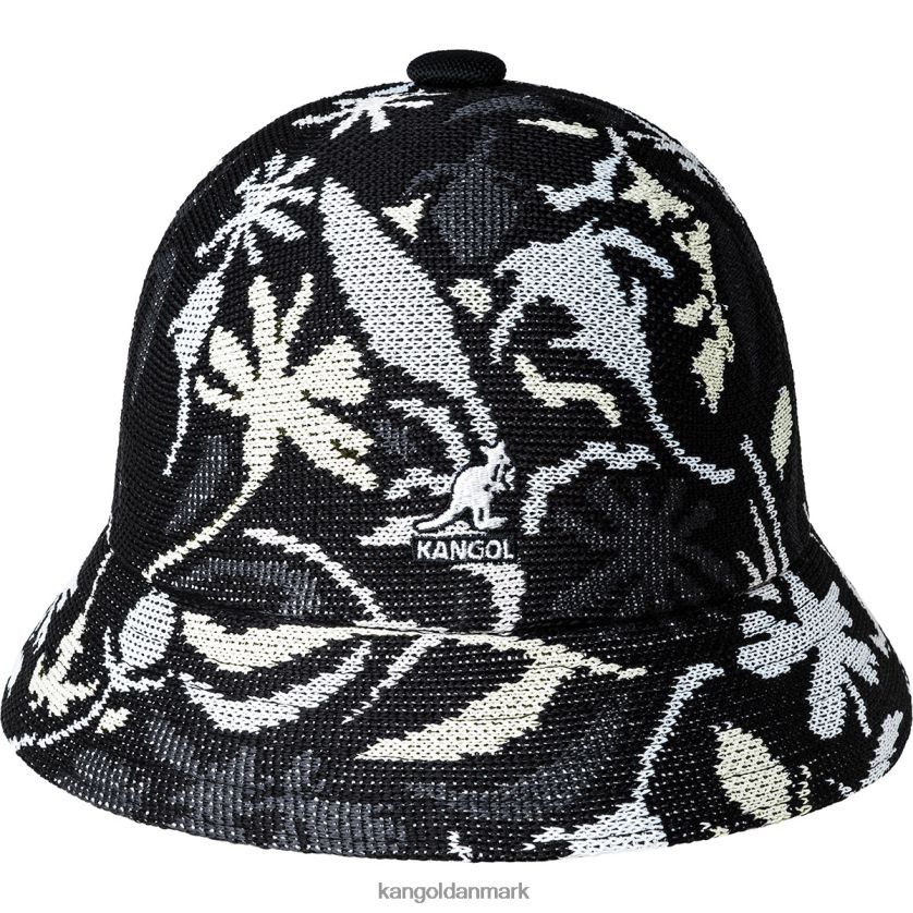 Kangol Danmark - Kangol unisex sort blomstret gade blomster afslappet tilbehør 84N208487