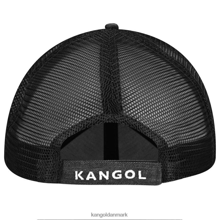 Kangol Danmark - Kangol unisex sort distressed bomuldsnet baseball tilbehør 84N208291