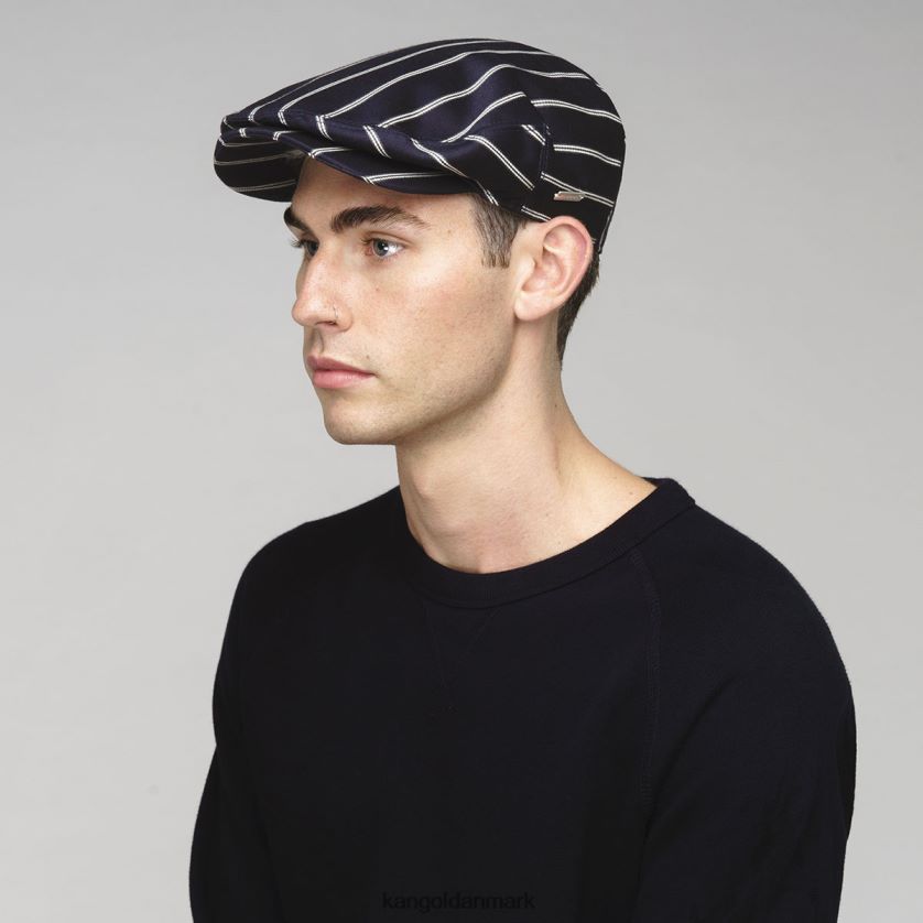 Kangol Danmark - Kangol unisex sort dobbeltstribe britiske peebles tilbehør 84N208771