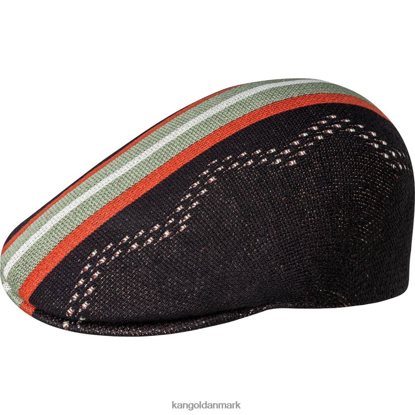 Kangol Danmark - Kangol unisex sort glat stribe 507 tilbehør 84N208211