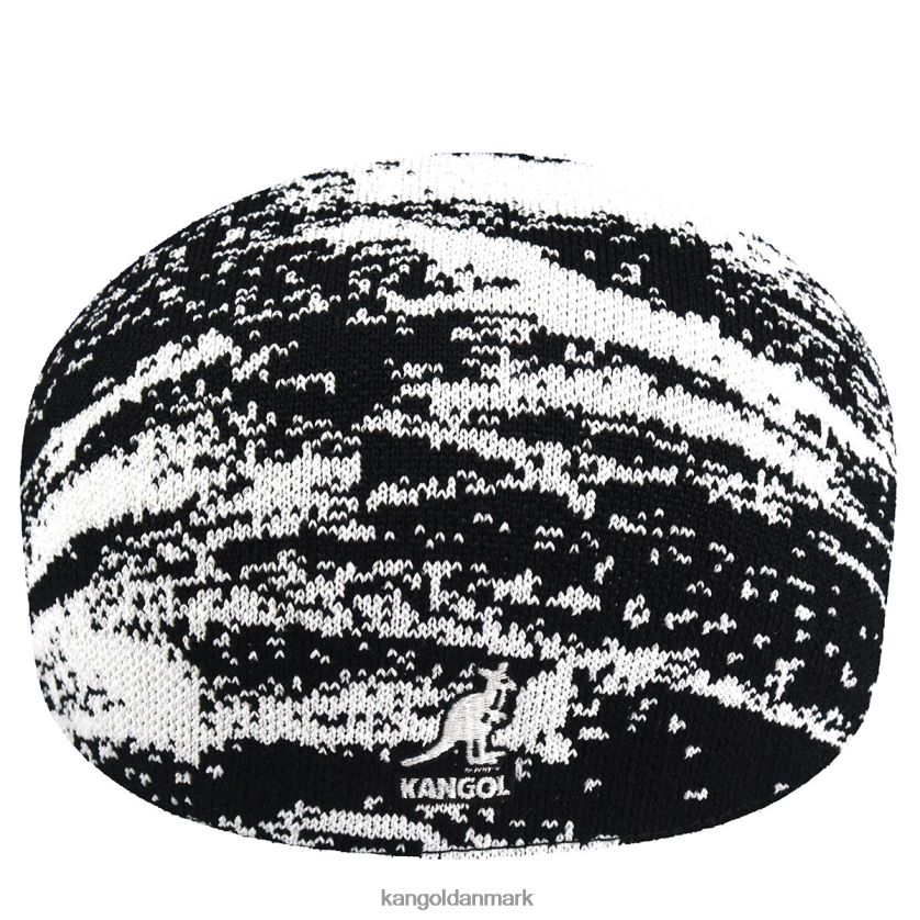 Kangol Danmark - Kangol unisex sort/hvid airbrush 507 tilbehør 84N208226