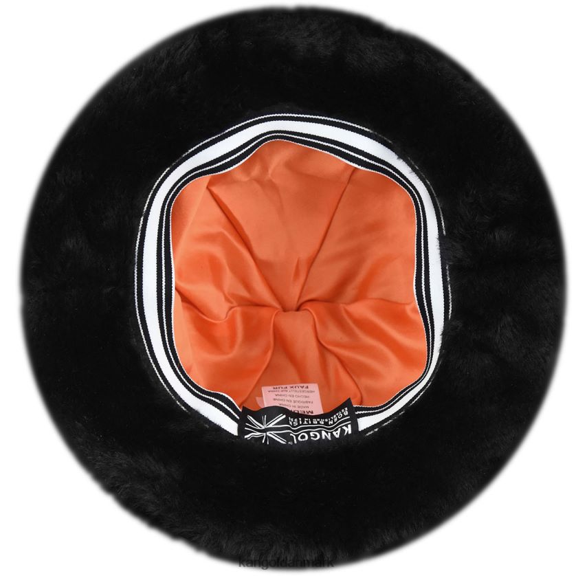 Kangol Danmark - Kangol unisex sort imiteret pels casual tilbehør 84N208697