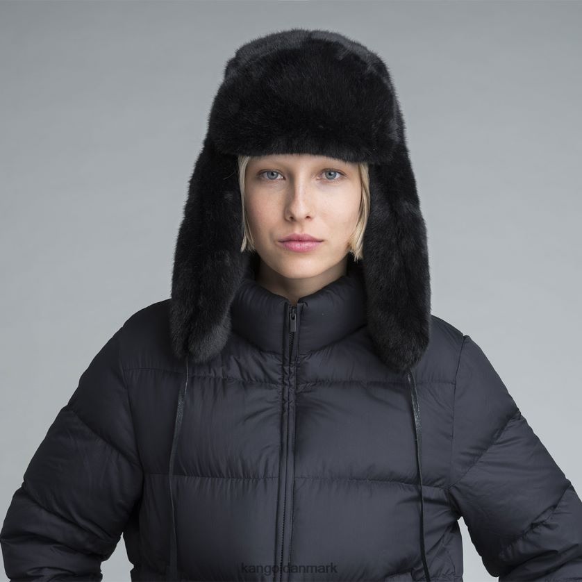 Kangol Danmark - Kangol unisex sort imiteret pelsfanger tilbehør 84N208861