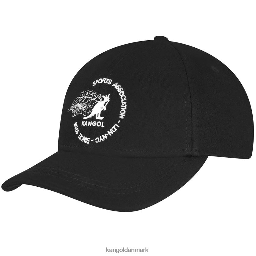 Kangol Danmark - Kangol unisex sort klub baseball kasket tilbehør 84N208369