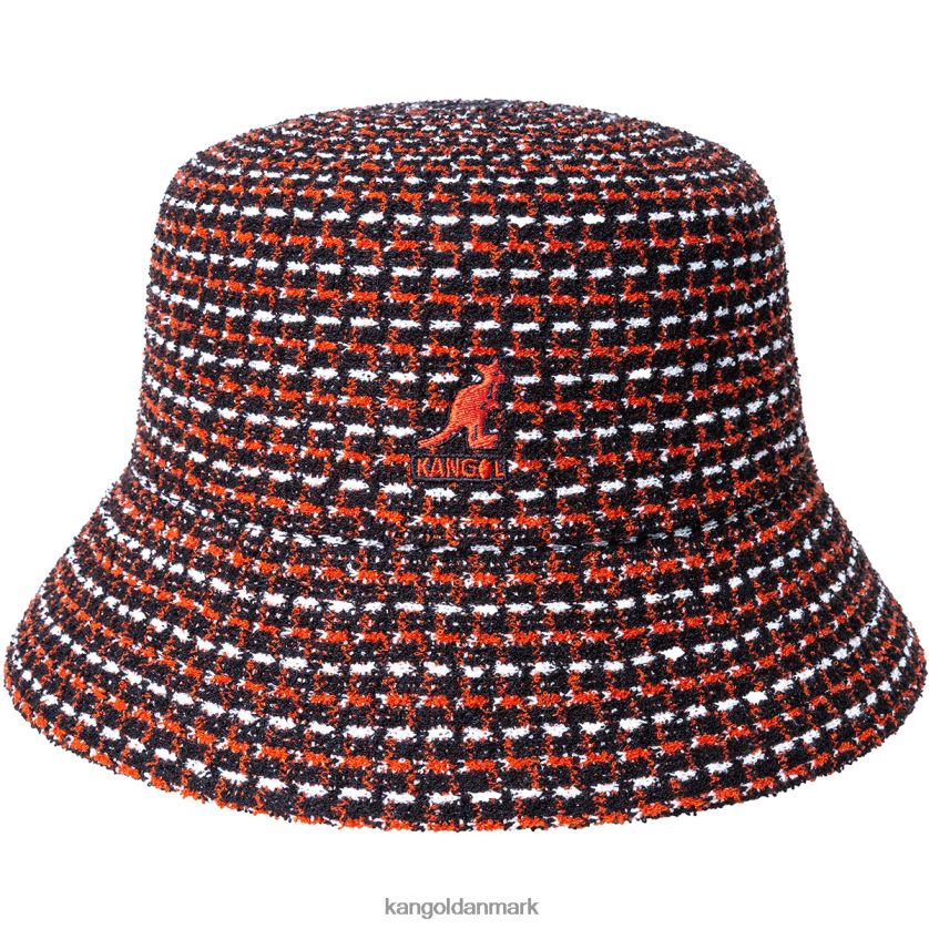 Kangol Danmark - Kangol unisex sort labyrint jacquard spand tilbehør 84N208661
