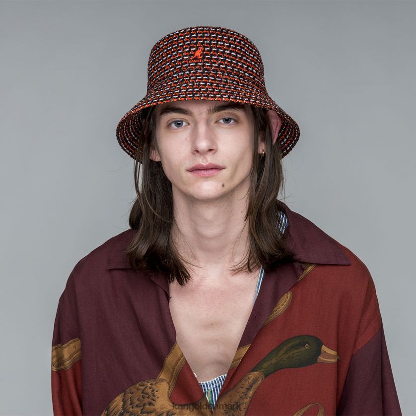 Kangol Danmark - Kangol unisex sort labyrint jacquard spand tilbehør 84N208661