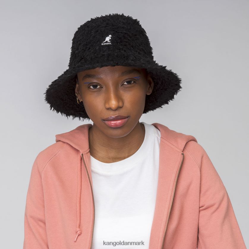 Kangol Danmark - Kangol unisex sort lodnet fletning tilbehør 84N208549