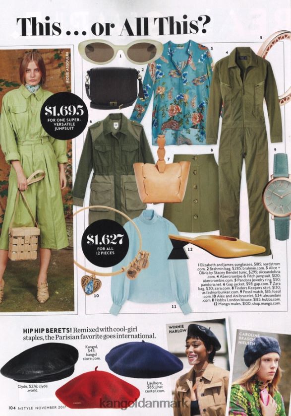 Kangol Danmark - Kangol unisex sort modelaine baret tilbehør 84N208442