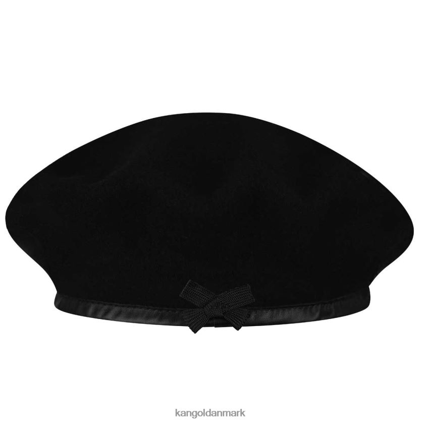 Kangol Danmark - Kangol unisex sort monty uld baret tilbehør 84N208430