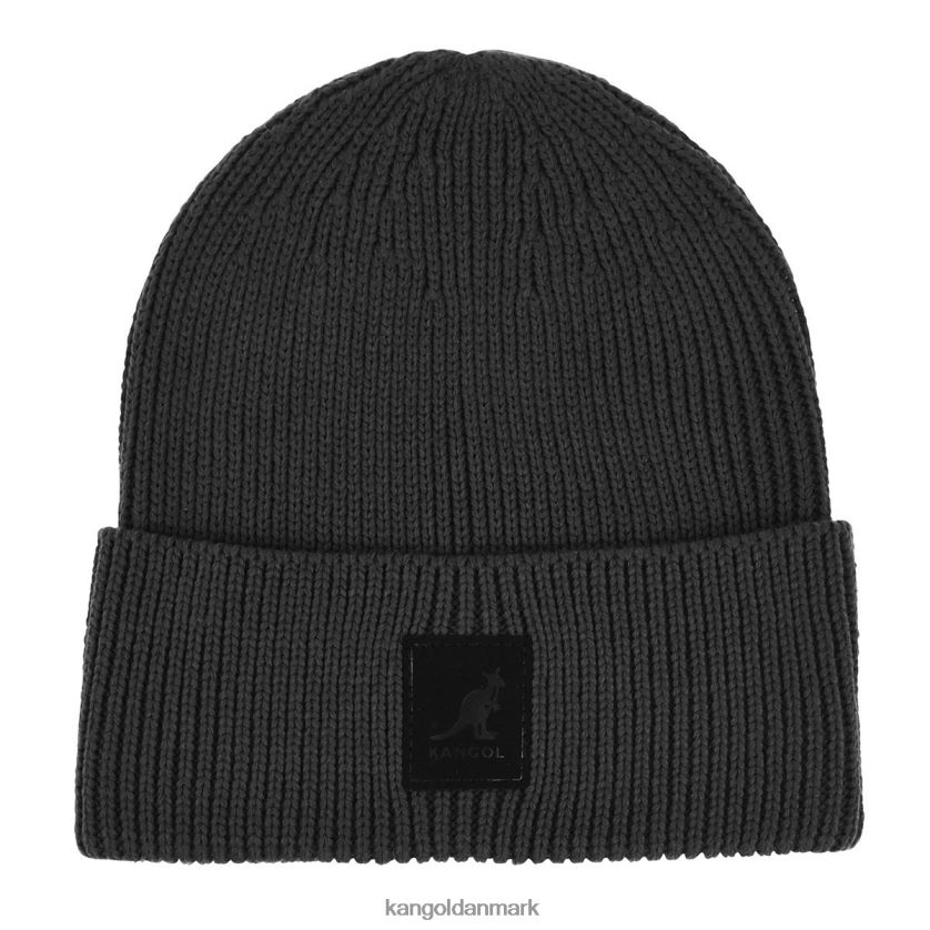 Kangol Danmark - Kangol unisex sort patch beanie tilbehør 84N208854