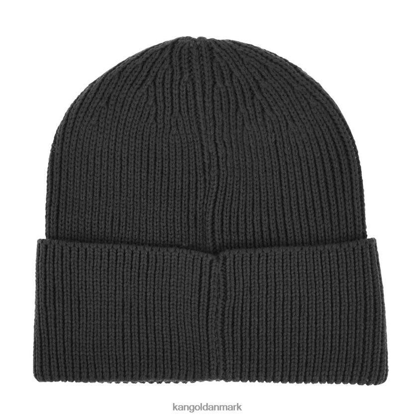 Kangol Danmark - Kangol unisex sort patch beanie tilbehør 84N208854