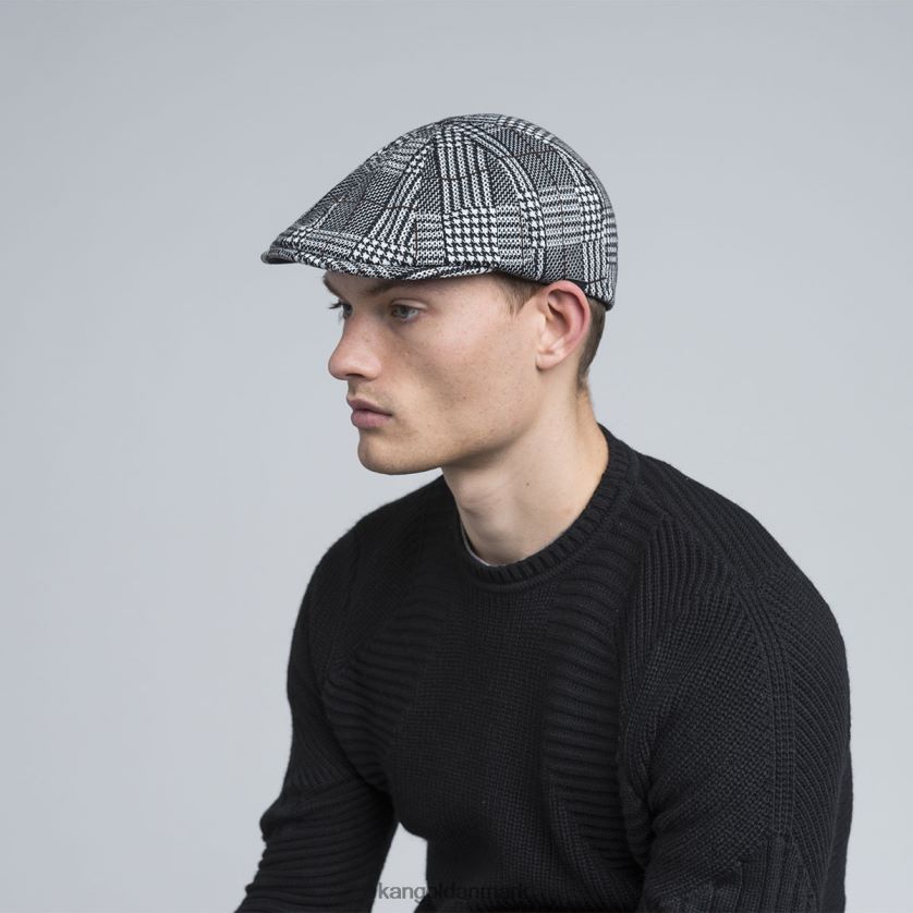 Kangol Danmark - Kangol unisex sort plaid mønster flexfit kasket tilbehør 84N208773