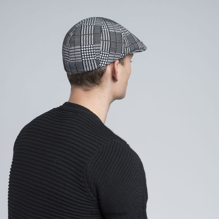 Kangol Danmark - Kangol unisex sort plaid mønster flexfit kasket tilbehør 84N208773