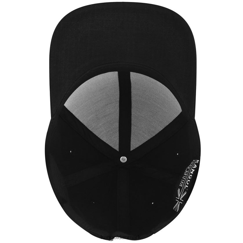 Kangol Danmark - Kangol unisex sort ripstop essentiel baseball tilbehør 84N208365