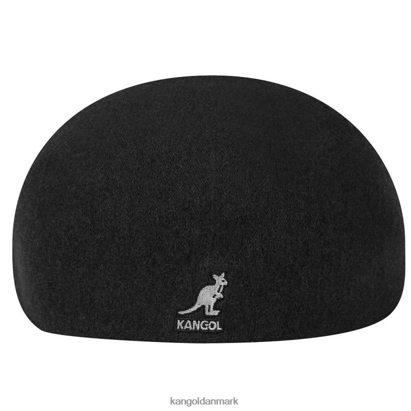 Kangol Danmark - Kangol unisex sort sømløs uld 507 tilbehør 84N208242