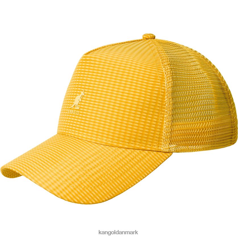 Kangol Danmark - Kangol unisex sort seersucker mesh trucker tilbehør 84N208283