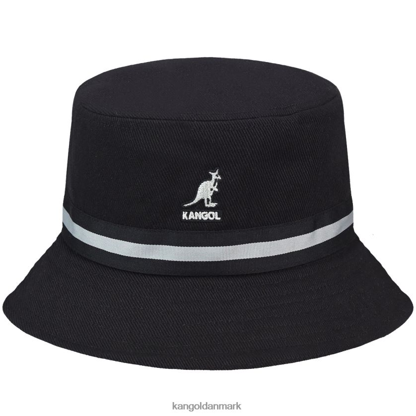Kangol Danmark - Kangol unisex sort stribe spænde tilbehør 84N208527