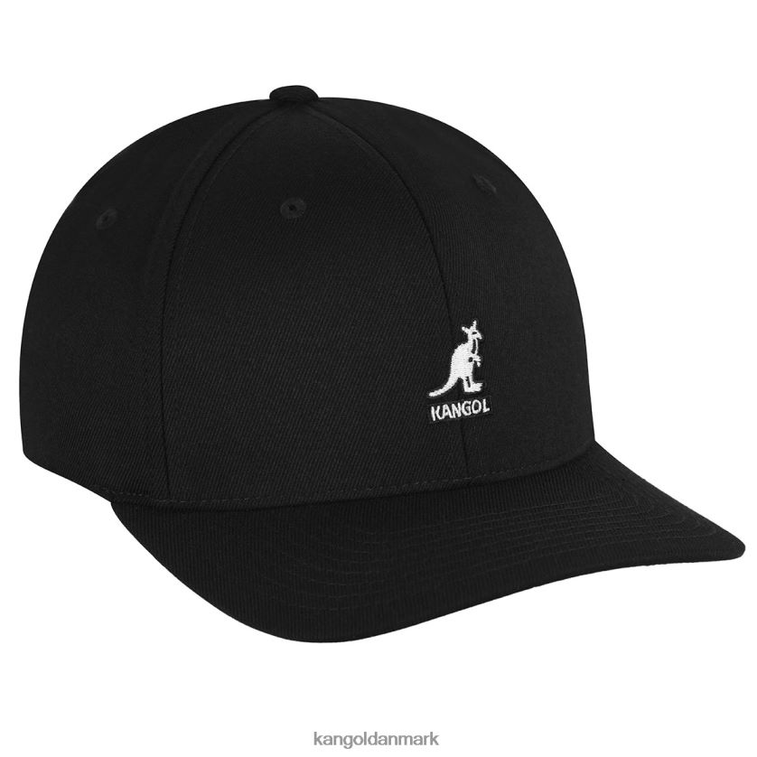 Kangol Danmark - Kangol unisex sort uld flexfit baseball tilbehør 84N208314
