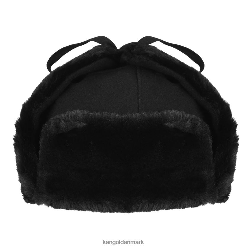 Kangol Danmark - Kangol unisex sort uld ushanka tilbehør 84N208851