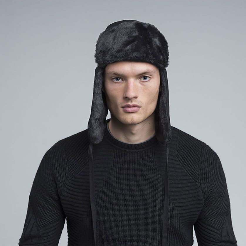 Kangol Danmark - Kangol unisex sort uld ushanka tilbehør 84N208851