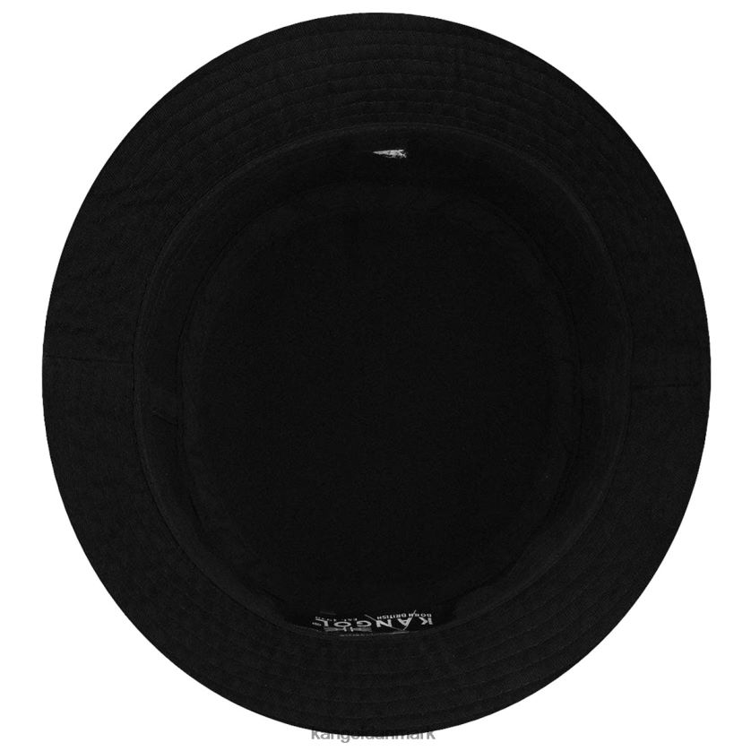 Kangol Danmark - Kangol unisex sort vasket bøttehat tilbehør 84N208578