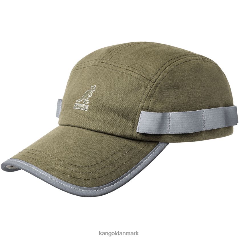 Kangol Danmark - Kangol unisex sort voksbehandlet værktøjshætte med 5 paneler tilbehør 84N208361