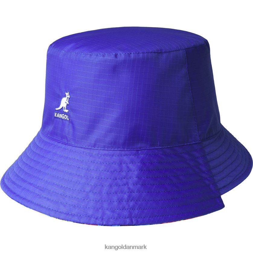 Kangol Danmark - Kangol unisex stjerneblå blomster vendbar blomstret spand tilbehør 84N208458