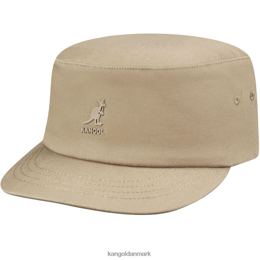 Kangol Danmark - Kangol unisex taupe army kasket i stretch fit tilbehør 84N208255