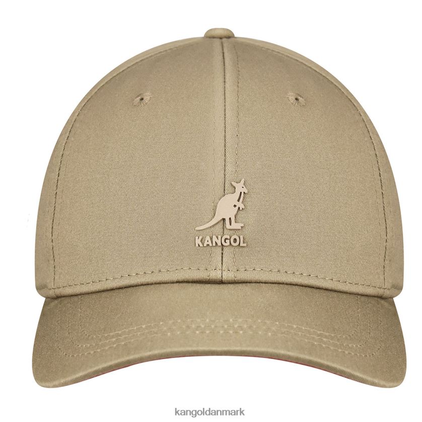 Kangol Danmark - Kangol unisex taupe stretch fit baseball tilbehør 84N208376