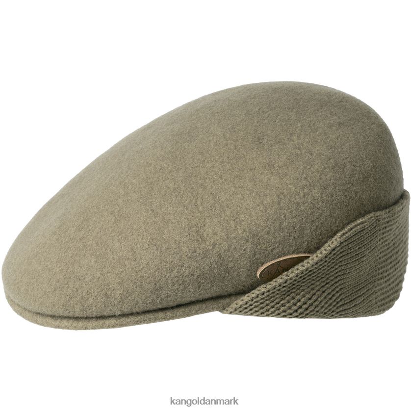 Kangol Danmark - Kangol unisex taupe uld 504 øreklap tilbehør 84N208152