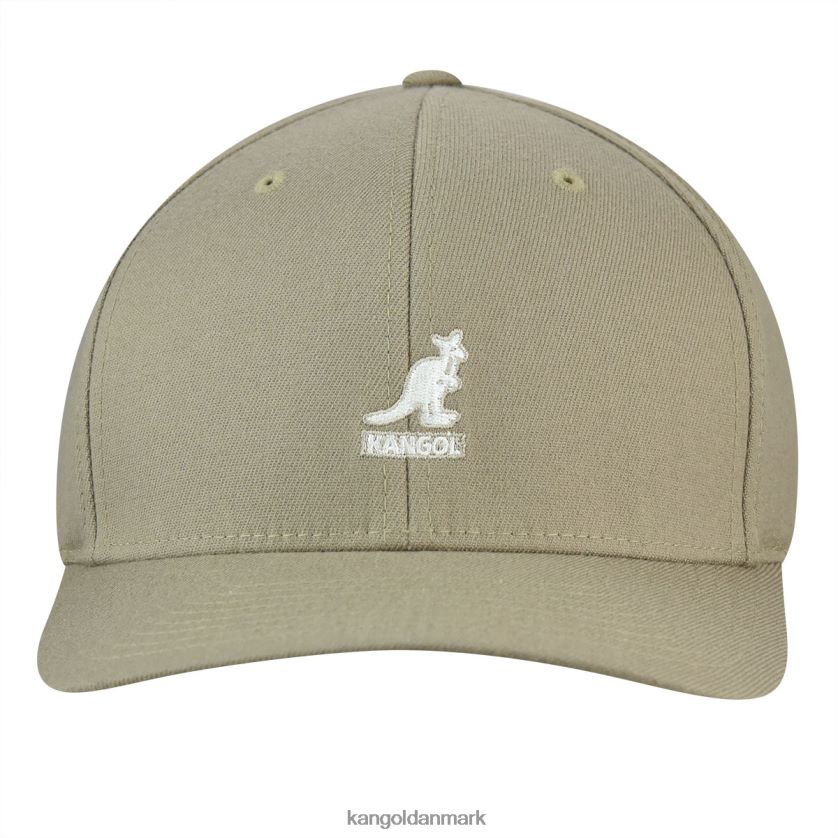 Kangol Danmark - Kangol unisex taupe uld flexfit baseball tilbehør 84N208324